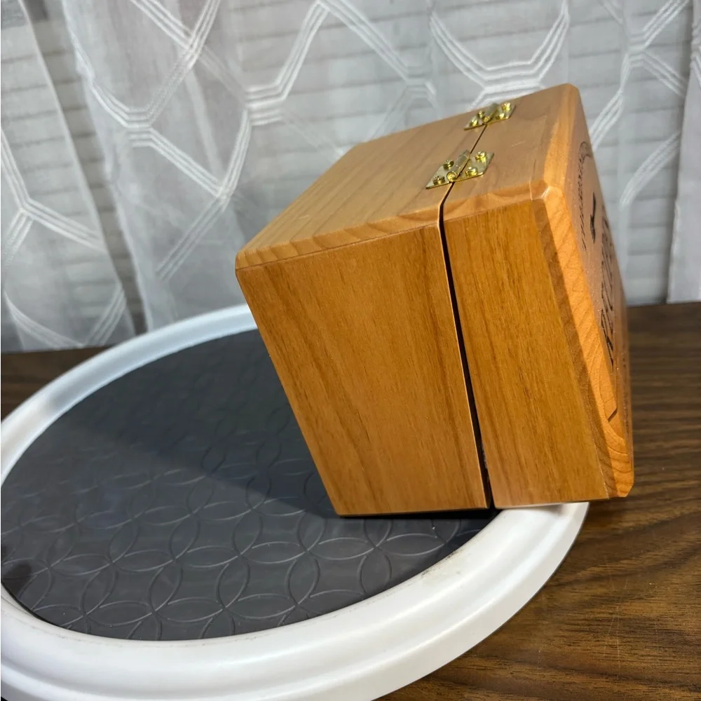 THERESA Personalized Recipe Box - Brown NWOT Unopended organizing tabs & recipe